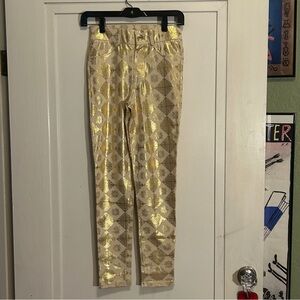 Harry Potter Gold Pattern Legging 257 women’s size XSmall